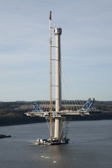South tower, view from road bridge to north east