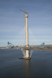 North tower, view from road bridge to south east
