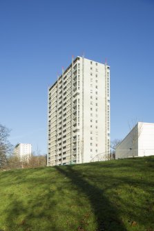 Block 25. View from south.