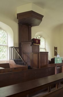 View of pulpit.
