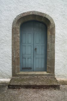 Detail of door on north elevation.