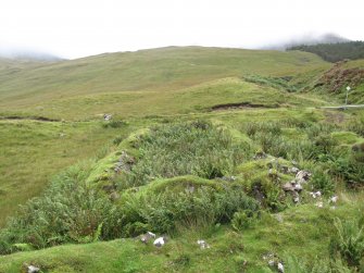 View of large blackhouse, looking SE