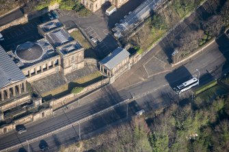 Oblique aerial view.