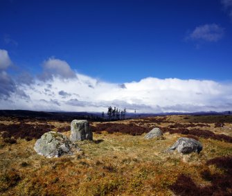 Photograph of Na Clachan Aoraidh, view facing NW