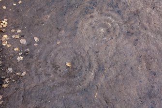 Detail of cup and ring marks.