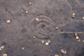 Detail of cup and ring mark.