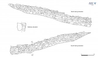 Internal elevations of Cracknie souterrain