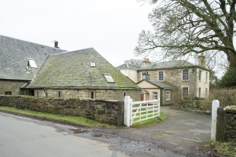 General view of Castlehill Farmhouse and Steading, taken from the north west.
