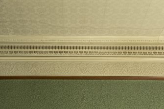 Ground floor, dining room, detail of cornice