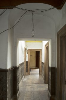 1st floor, corridor to south, view from north