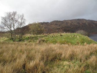 A general view towards the NE burial enclosure