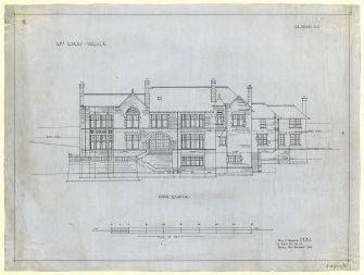 Drawing of south elevation, Ardvreck, 516 Perh Road, Dundee for Mrs H Walker.