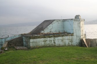View of searchlight emplacement