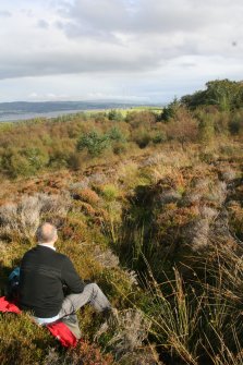 View of Position No. 3 trench, looking ESE towards Gallows Hill (Position No.5)