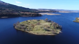 Oblique aerial view