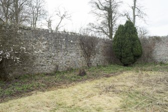General view of interior of garden walls from South East.