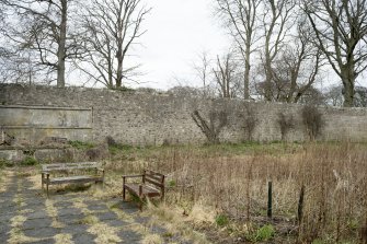 General view from centre of garden from South West.