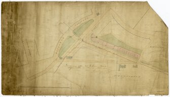 Plan of Bellevue Crescent and East Claremont Street showing feus and line of sewers.
Insc: 'Treasurers office -20 February 1824  Referred to in Minute of this date  RobWright'.
Signed: 'Thos Bonnar'.
Dated: 'Edinr 3d Feb:y 1823'.