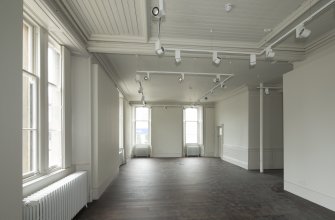 Ground floor, north room (main exhibition space), view from north