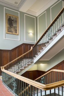 First floor. Secondary stair. General view.