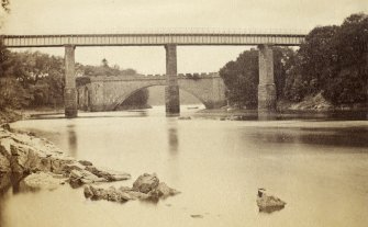 General view of two bridges  at Tongueland.
PHOTOGRAPH ALBUM No.25: MR DOG ALBUM.