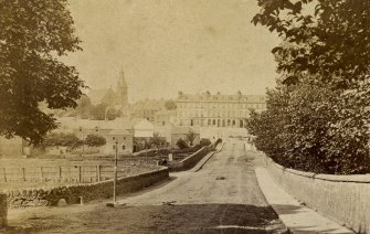 Distant view of town.
Titled: 'Blairgowrie'.
PHOTOGRAPH ALBUM NO 25: MR DOG ALBUM