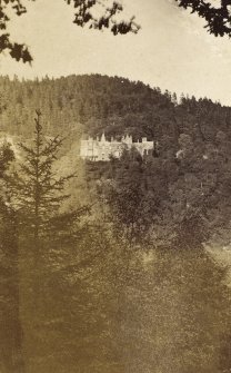 Distant view of Craighall House. 
Titled: 'Craighall'
PHOTOGRAPH ALBUM NO 25: MR DOG ALBUM