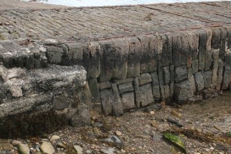 Detail of jetty masonry