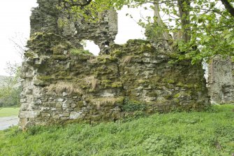 South east range, north east wall, view from north east