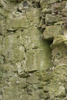 South east range, detail of stones with chamfer on inside of south west wall