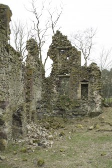 View of castle interior from south east