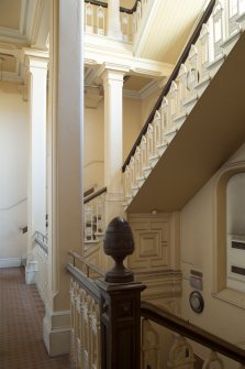 First floor. Stair. General view from south east.