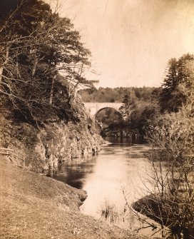 General view of bridge.
Titled 'Bridge of Alvah-Banff 1893'
PHOTOGRAPH ALBUM NO:11 KIRSTY'S BANFF ALBUM