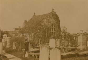 General view of St Mary's churchyard, Banff.
Titled: 'In Banff'.
PHOTOGRAPH ALBUM No.11: KIRSTY'S BANFF ALBUM.