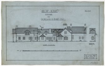 Drawing of north elevation, Riechip House.