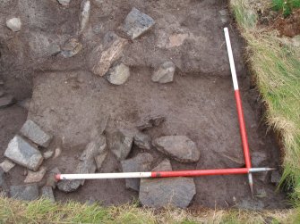 C after removal of topsoil in SW corner of C