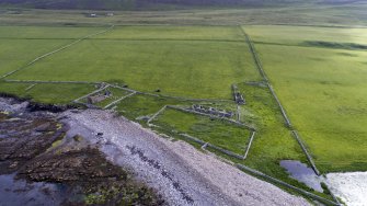 Oblique aerial view