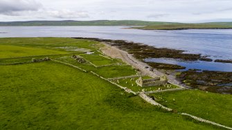 Oblique aerial view