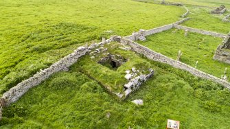 Oblique aerial view