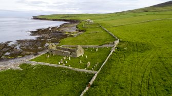 Oblique aerial view