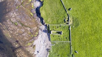 Oblique aerial view