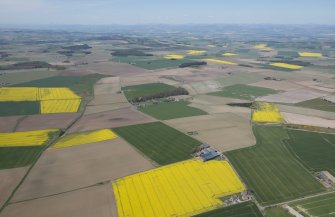 Oblique aerial view of the Angus landscape looking north.