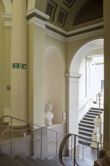 Lobby. View looking south towards main stair.