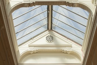 Main painting gallery. View of roof.