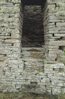 South range, kiln, view of kiln doorway