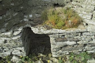 West range, north wall, detail of cheese press