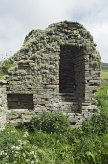 South range, kiln, view from west