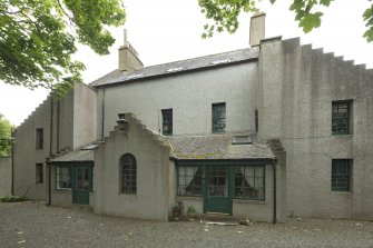 Entrance front, view from east