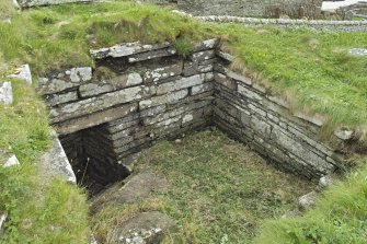 Interior of tower, view from north east