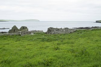 General view from east with St. Mary's Church beyond